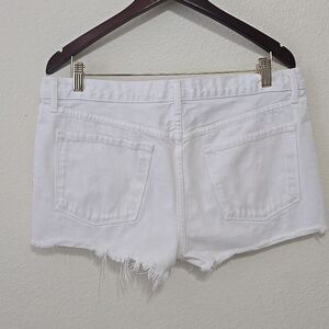 JBrand White Denim Cutoff Shorts 30